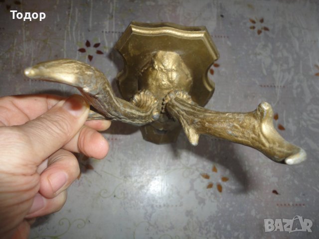 Старинен немски ловен трофей 4 , снимка 7 - Антикварни и старинни предмети - 43726778