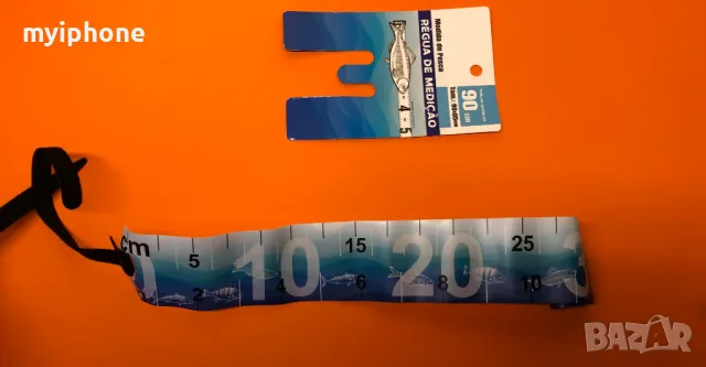 Водоустойчив линийка за измерване на рибата 90 см/35 инча Сгъваема измервателна лента за риболов 