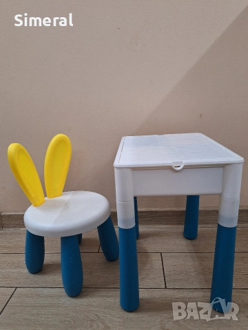 Детска маса със стол, снимка 2 - Мебели за детската стая - 52998538