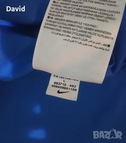 Оригинална дамска блуза Nike Drill Top, снимка 3 - Спортни екипи - 48058044