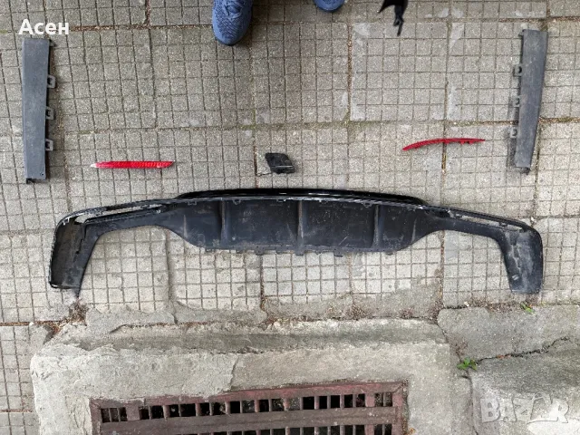 Спойлер задна броня AMG E63, Радар сензор - Mercedes-Benz W213 2017-2023, снимка 6 - Части - 49772659