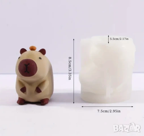 Молд капибара, снимка 2 - Форми - 51045114