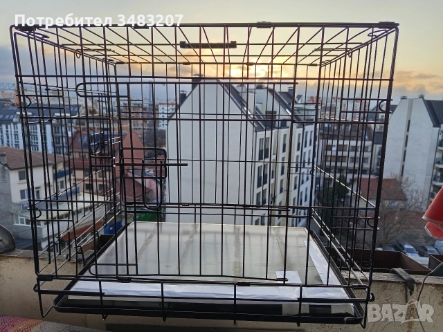 Продавам клетка за кучи