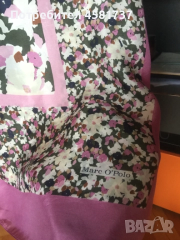 Копринен шал Marc O'Polo, снимка 8 - Шалове - 51742598