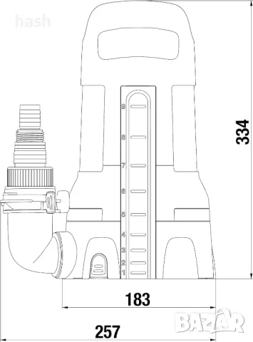 Потопяема помпа за чиста вода Gardena Clear Water 11000 Aquasensor /09034-20/, снимка 4 - Други инструменти - 49289752