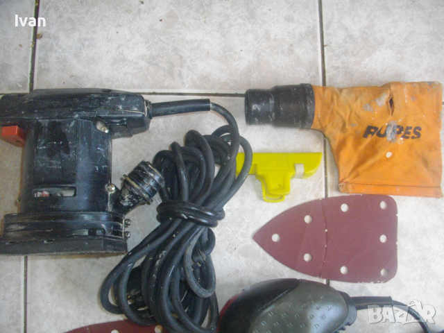 RUPES/MAC ALLISTER-200W-100W-Професионален Виброшлайф-Италия-За 1 Ръка-Тип Мишка-200-100 Вата, снимка 3 - Други инструменти - 36566345