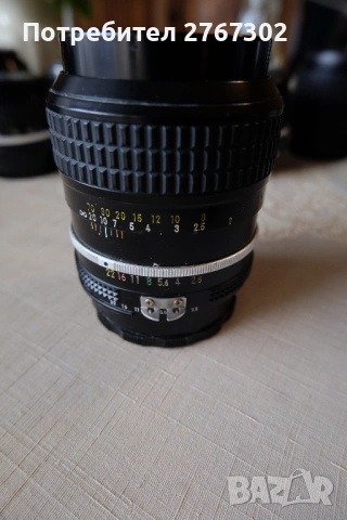 Nikon Nikkor AI 105mm f2.5 lens. Nikon, снимка 6 - Обективи и филтри - 53471094