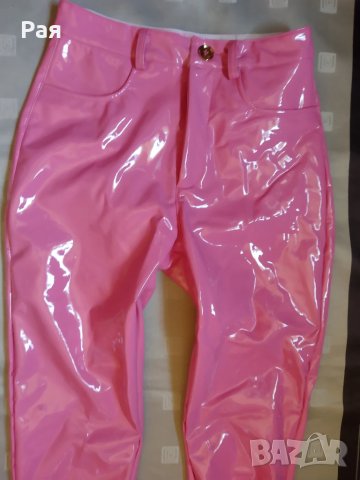 Латексов розов панталон, снимка 5 - Панталони - 50742121