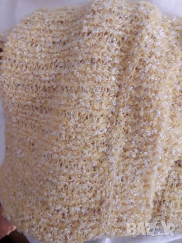 Дамски плетен елек дълъг жълт, снимка 7 - Елеци - 28010355