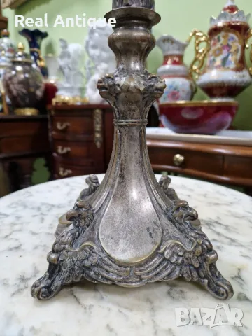Антикварна колекционерска кристална  висока чаша бокал ваза ART Nouveau , снимка 6 - Антикварни и старинни предмети - 50023905