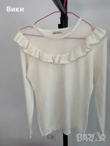 Блуза в размер S-M, снимка 4 - Блузи с дълъг ръкав и пуловери - 48981141