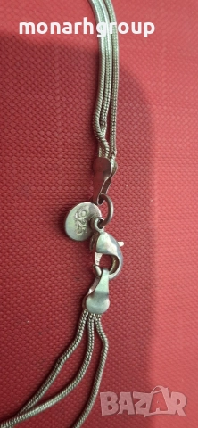 Сребърно колие, снимка 2 - Колиета, медальони, синджири - 52684560