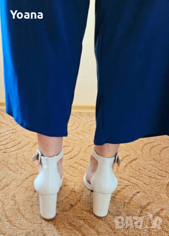 Бели токчета, снимка 5 - Дамски обувки на ток - 40452778