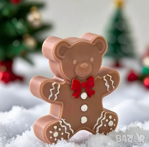 Молд коледно мече два вида , снимка 6 - Форми - 51144094