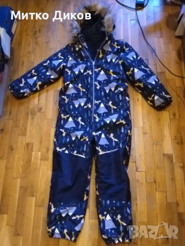 Gmmpaki suit forestland детска грейка гащиризон марков нова 128см 8 год. с качулка половин цена, снимка 2 - Детски якета и елеци - 44070247