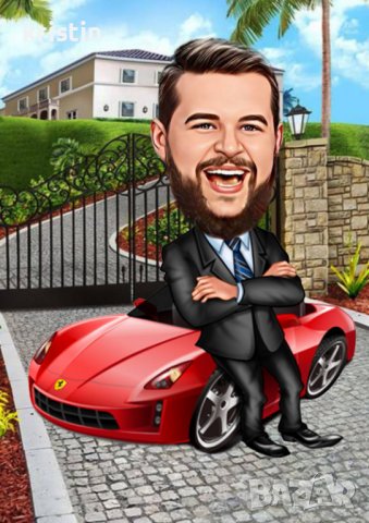 Карикатура за мъже