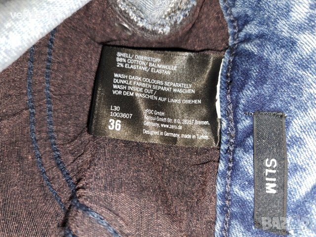 Дънки Zero slim р.36, снимка 4 - Дънки - 43218212