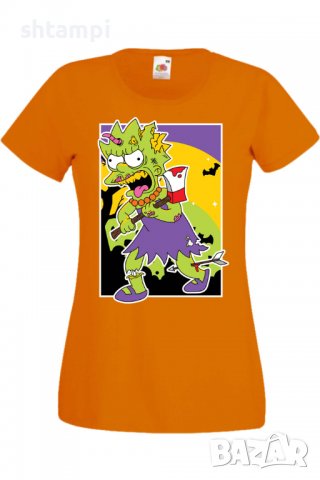 Дамска тениска The Simpsons Lisa Simpson 01,Halloween,Хелоуин,Празник,Забавление,Изненада,Обичаи,, снимка 9 - Тениски - 38154299