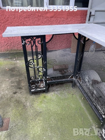 Бар маса от ковано желязо, снимка 13 - Обзавеждане за заведение - 47390235