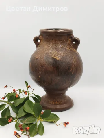 Керамична ваза , снимка 3 - Вази - 48650610