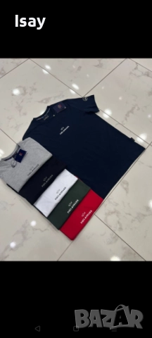 Мъжка тениска Паул Шарк в тъмно син цвят , снимка 2 - Тениски - 52329390