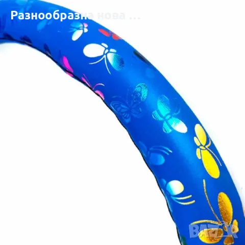 Кожен калъф за волан с декорация – 38 см, снимка 2 - Калъфи, кейсове - 49002352