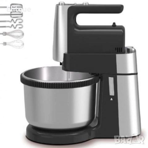 Миксер с купа Royalty Line RL-HM19015, 700W, 6 бъркалки, 3 л, Турбо, 5 скорости, снимка 4 - Миксери - 52542619