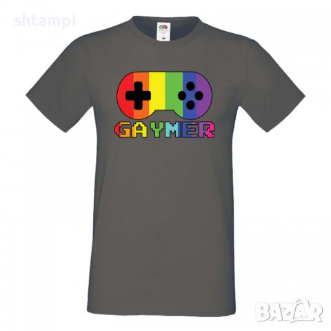  Мъжка тениска Gaymer 1 multicolor Прайд Празник.Повод,Изненада, снимка 5 - Тениски - 37102432