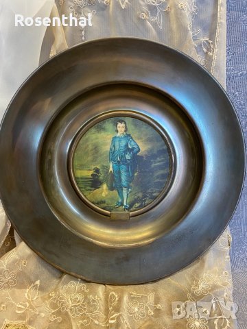 Английски стар стенен плакет за декорация, снимка 7 - Декорация за дома - 39523485