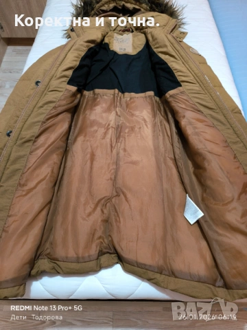 Продавам ново,зимно,кафяво,марково яке Tom Tailor ., снимка 5 - Якета - 53226694