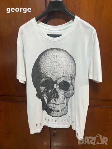 Тениска Филип Плейн оригинална, снимка 5 - Тениски - 51621250
