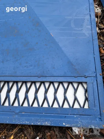 двойна метална гаражна портална врата, снимка 13 - Гаражни врати - 49525105