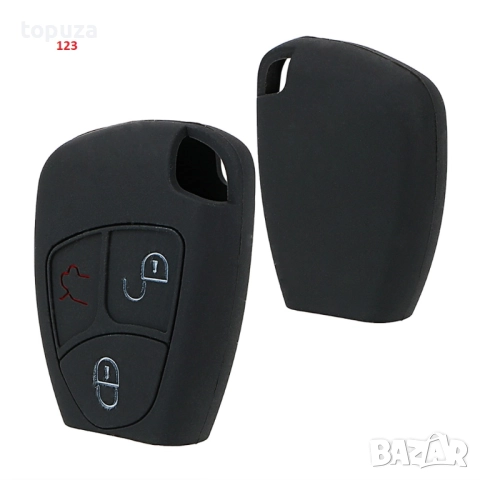 Силиконови кейсове (калъфчета) за Мерцедес Mercedes ключ тип "рибка", снимка 4 - Аксесоари и консумативи - 23614932