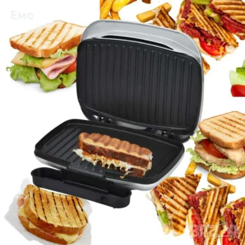 Контакт-грил, снимка 3 - Тостери - 48549030