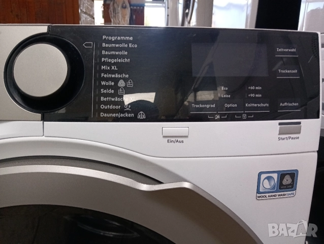 Сушилня с термопомпа АЕГ Aeg Series 9000 A+++ 8кг 2 години гаранция!, снимка 5 - Сушилни - 51945583