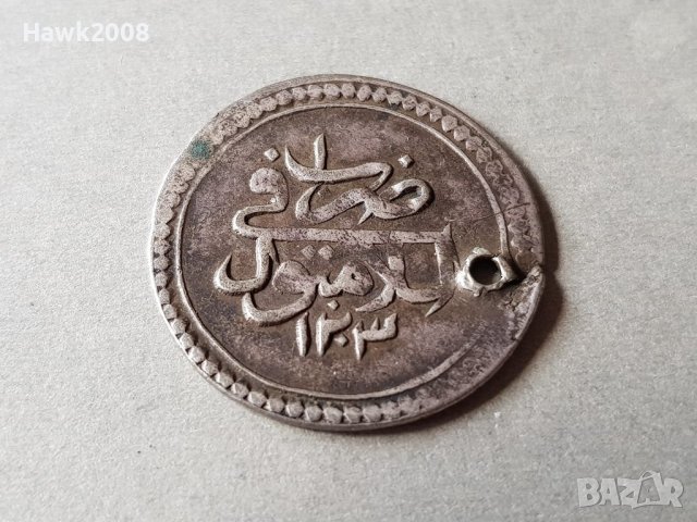 Османска Турция 10 пара 1203 РЯДКА година 1 Селим III сребро