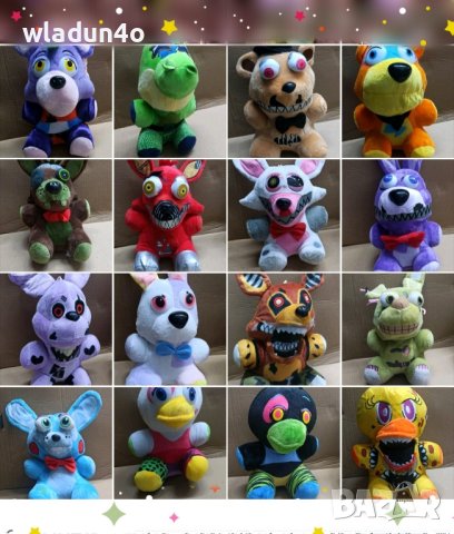 Плюшени Фреди/Five Nights at Freddy’s;ключодържатели-7лв-12лв, снимка 2 - Плюшени играчки - 42809372