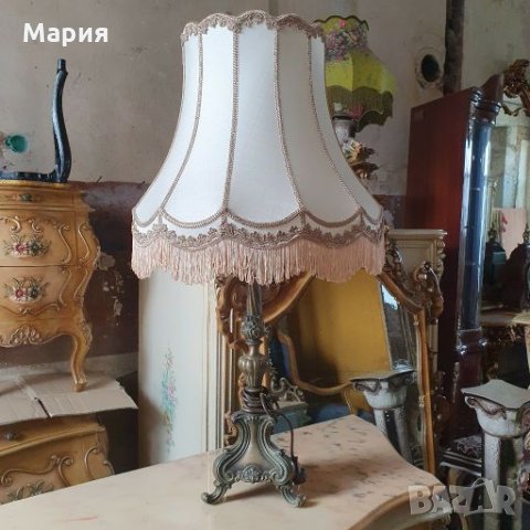 Голям барокова лампа 035, снимка 3 - Антикварни и старинни предмети - 28370071