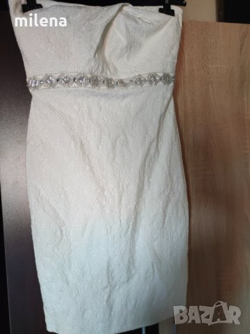 Бяла рокля, снимка 1 - Рокли - 33337807