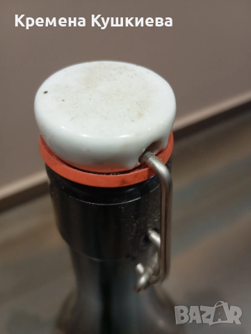 Огромна стара стъклена бутилка , снимка 4 - Други стоки за дома - 52442817