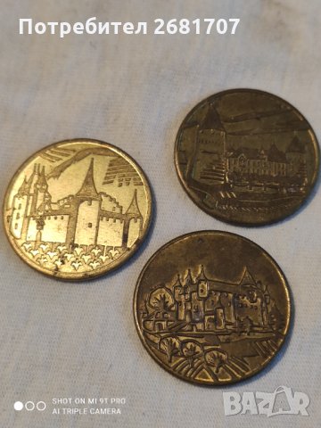 Стари швейцарски жетони, снимка 2 - Колекции - 32897243