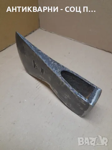 Стара Немска Брадва Топор Тегло 1.500кг. Номер 1., снимка 4 - Антикварни и старинни предмети - 48286752