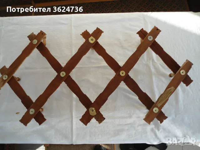 Ретро згъваема закачалка, снимка 3 - Антикварни и старинни предмети - 45539073