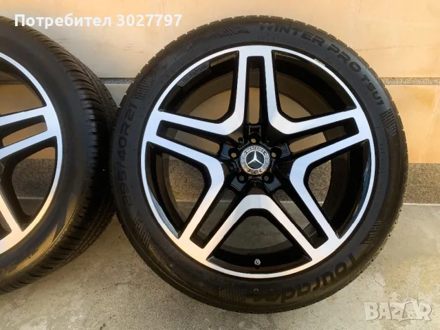 Оригинални джанти Mercedes GLS 63 AMG W166 ML63 гуми 295/40R21 BRABUS, снимка 6 - Гуми и джанти - 48453932