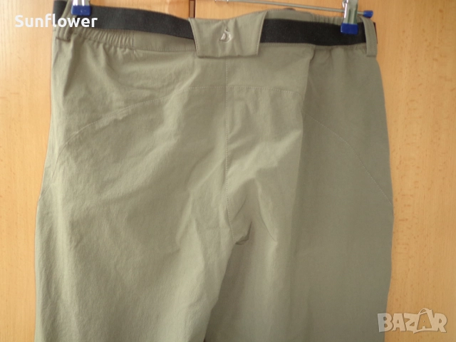 Туристически/къмпинг панталон Bergson, зеленикаво-бежов, размер 42 XL, снимка 4 - Спортни екипи - 51720327