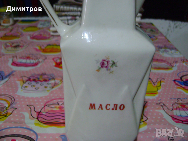 Старо шише за масло, снимка 3 - Антикварни и старинни предмети - 44880407