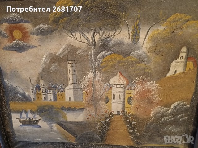 Много стари рисувани картини 