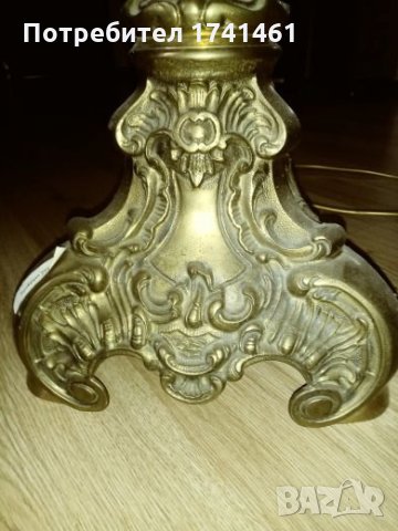 Масивна месингова нощна лампа, снимка 5 - Други - 28202245