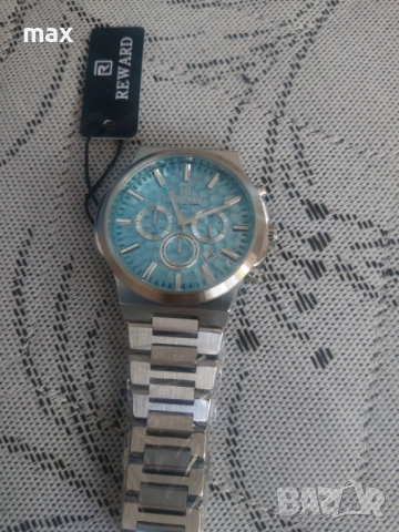 Часовник reward vip ,кварцов ,ледено синьо ,6 стрелки, снимка 3 - Мъжки - 52244156