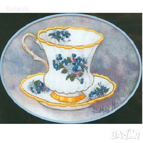 Комплект за шиене  Dimensios Teacup Blue, снимка 5 - Гоблени - 38574984